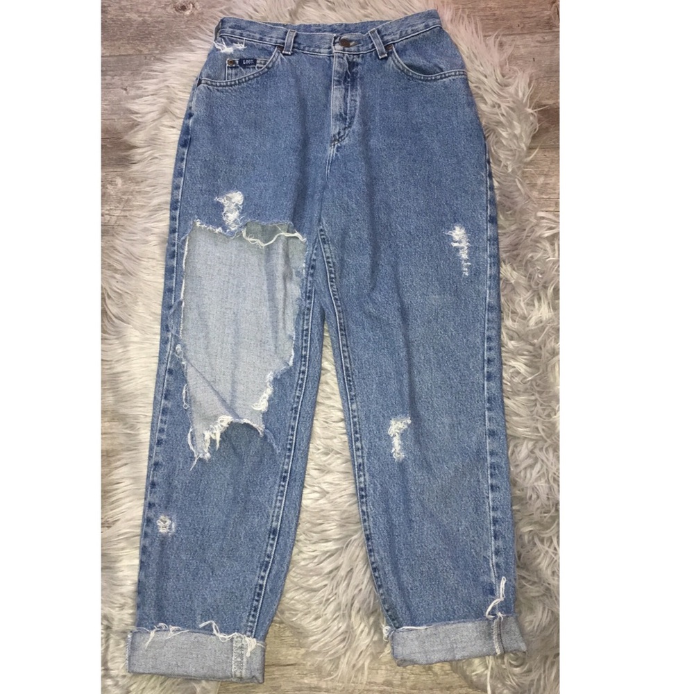 Lee’s Vintage distressed mom jeans